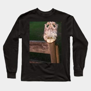 Alligator Skull Long Sleeve T-Shirt